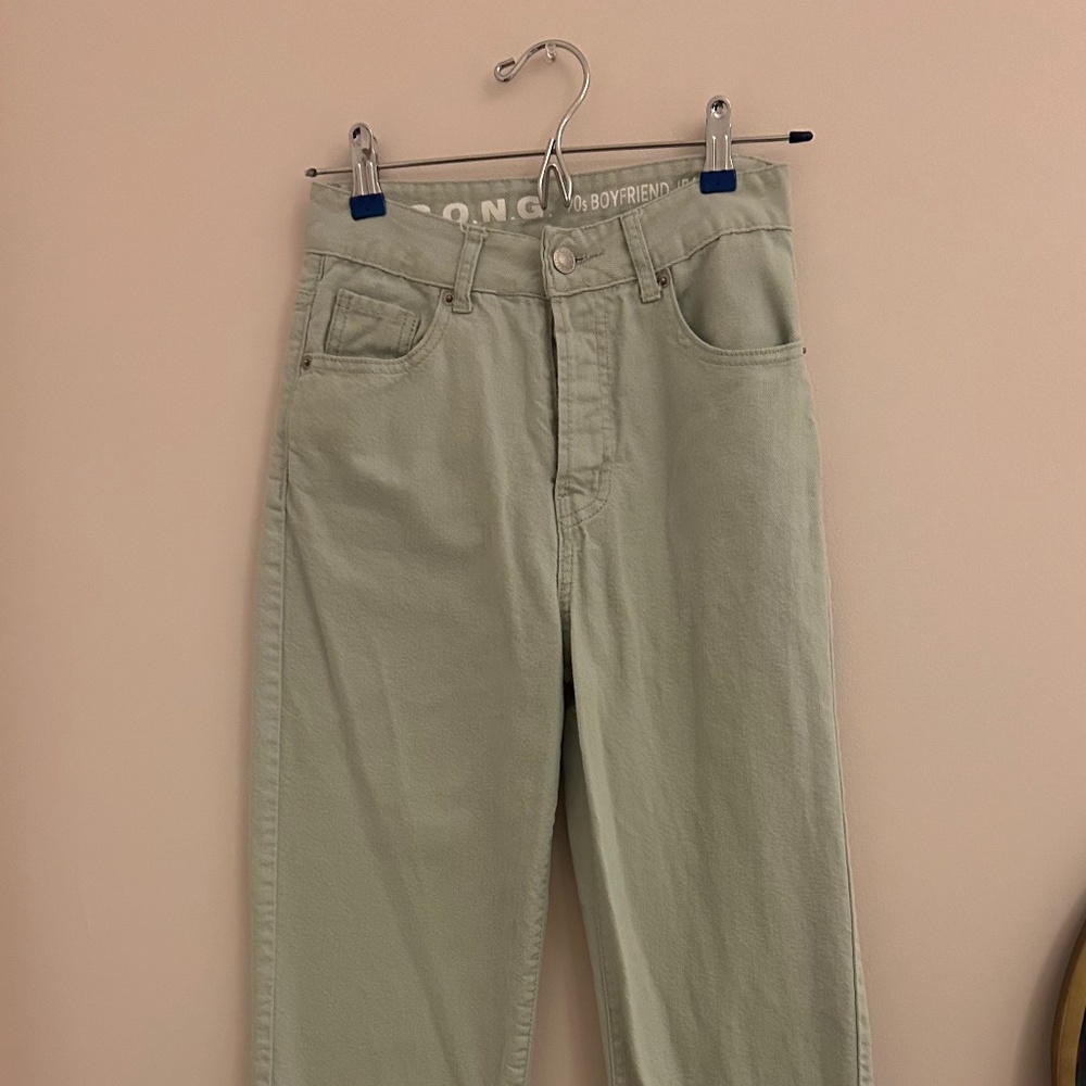 Light green jeans